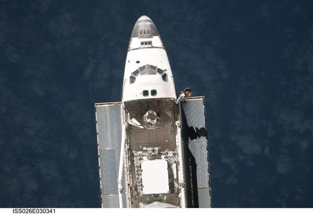 Mapping Sequence performed during the STS-133 R-Bar Pitch Maneuver
