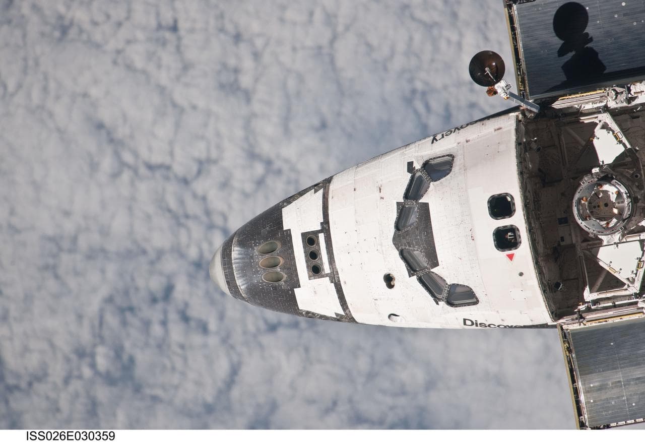 Mapping Sequence performed during the STS-133 R-Bar Pitch Maneuver