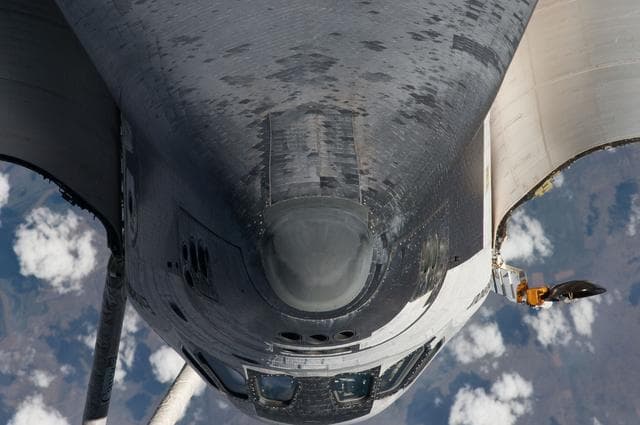 Mapping Sequence performed during the STS-134 R-Bar Pitch Maneuver