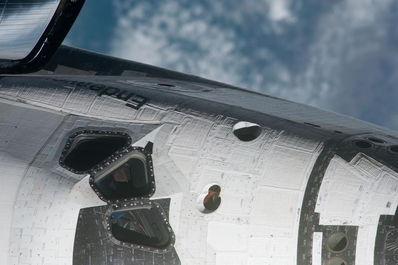 Mapping Sequence performed during the STS-134 R-Bar Pitch Maneuver
