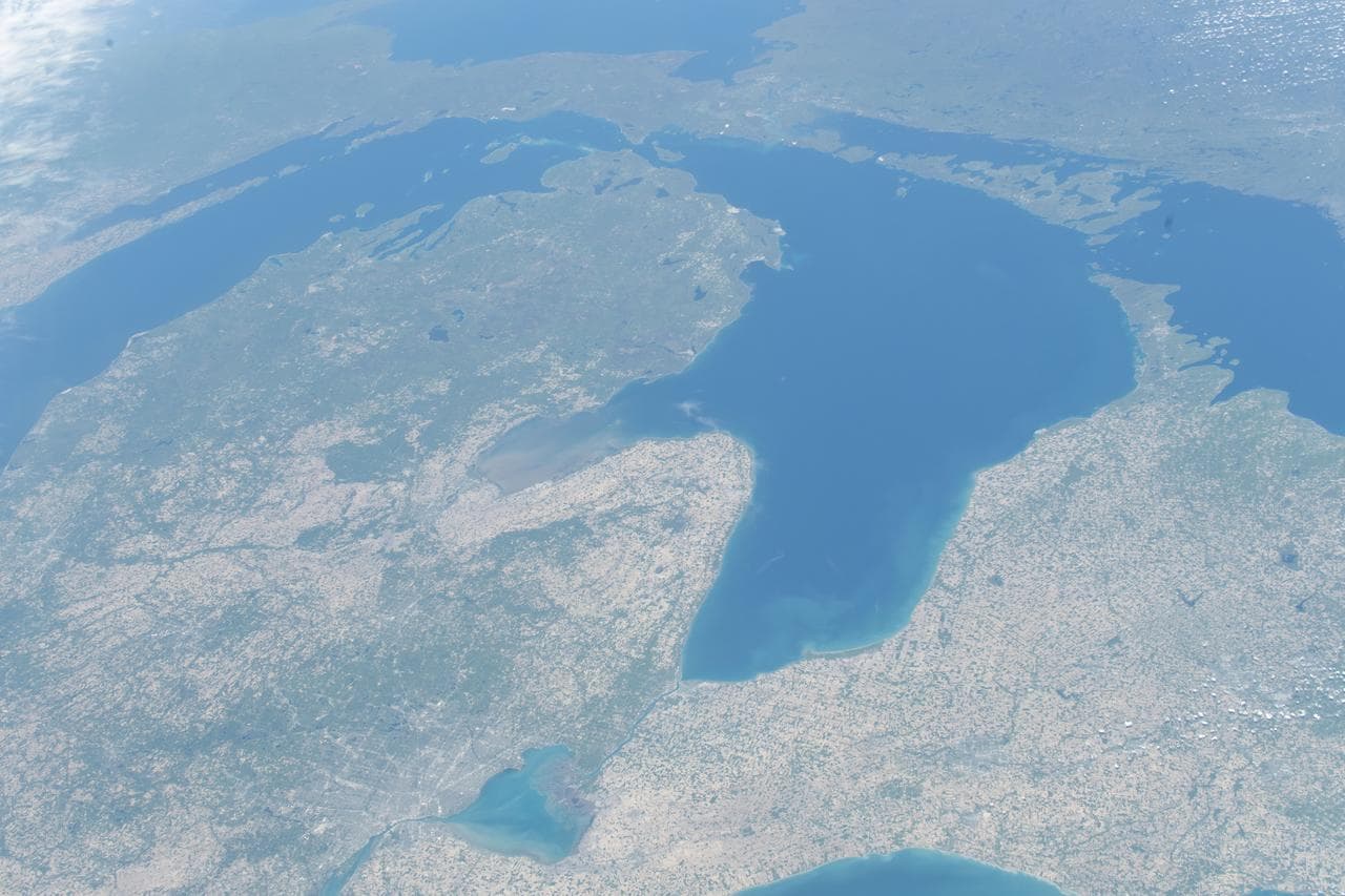 Lake, michigan, huron