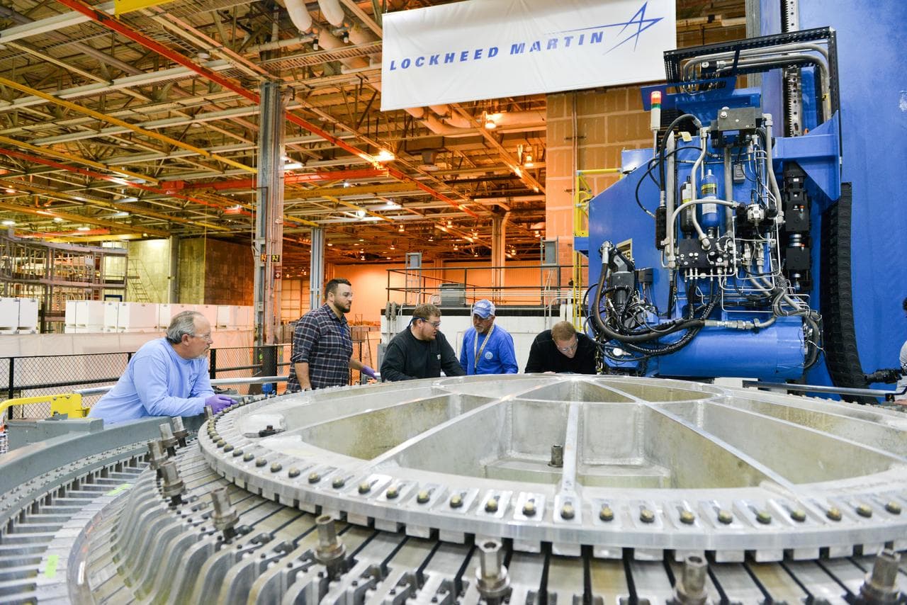 Welding Orion's Exploration Mission-2 Crew Module