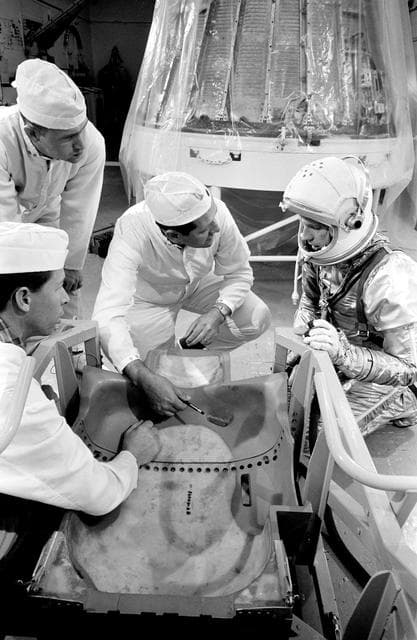 Contour couch - mercury-atlas (ma)-9 prelaunch activities - cape