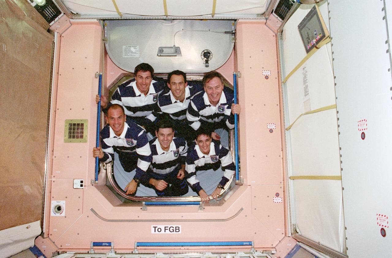 STS-88 inflight crew portrait