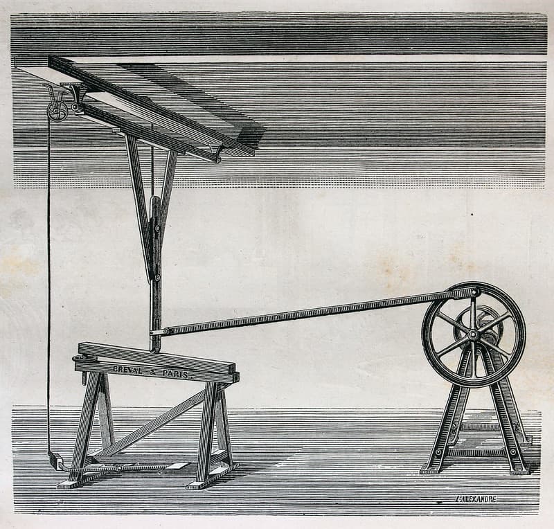 'Machine à ébutter et à lisser le maroquin'.