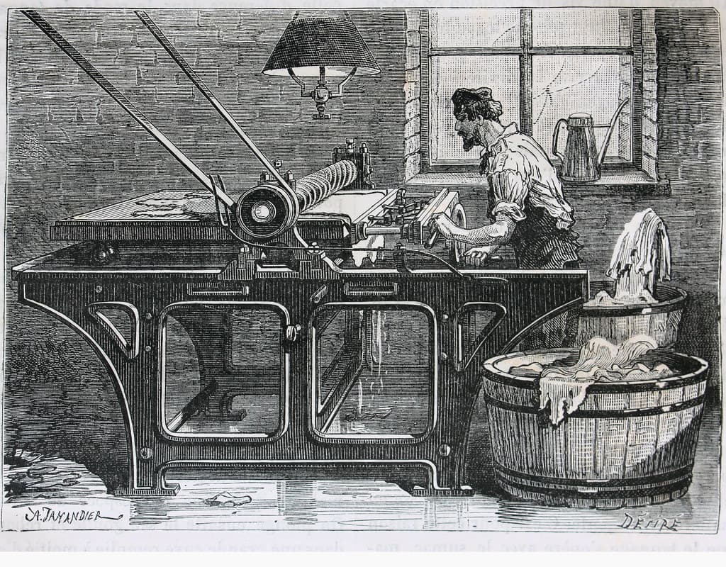 'Machine de Ott, ou chevalet mécanique...'
