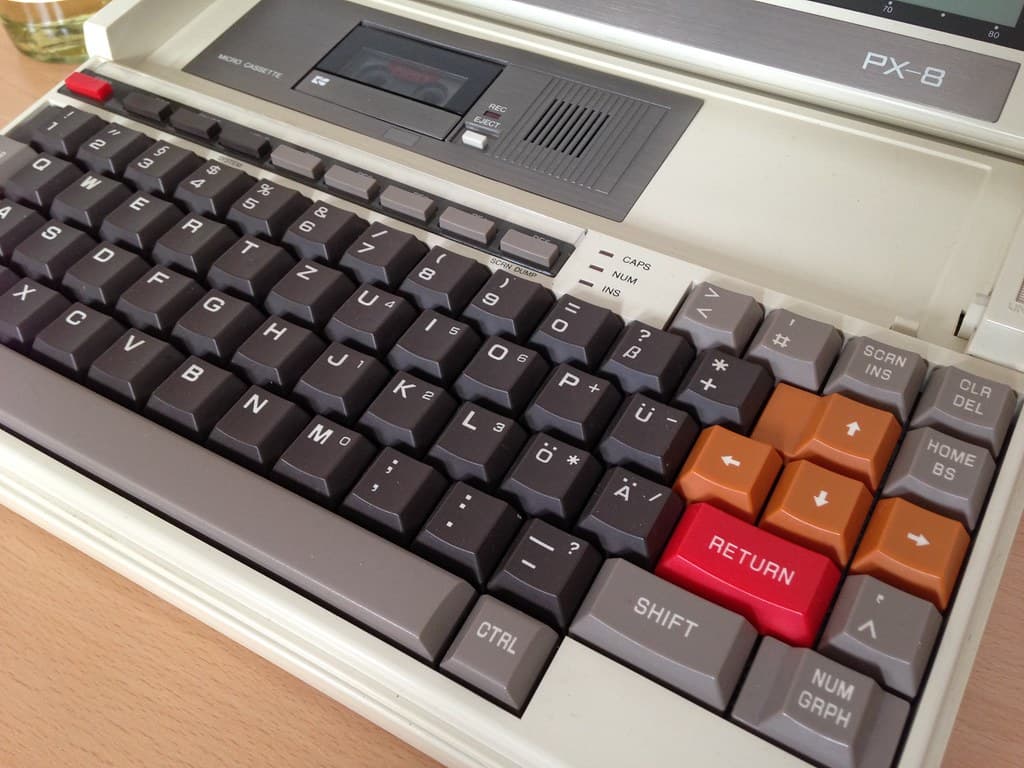 Epson PX-8 keyboard