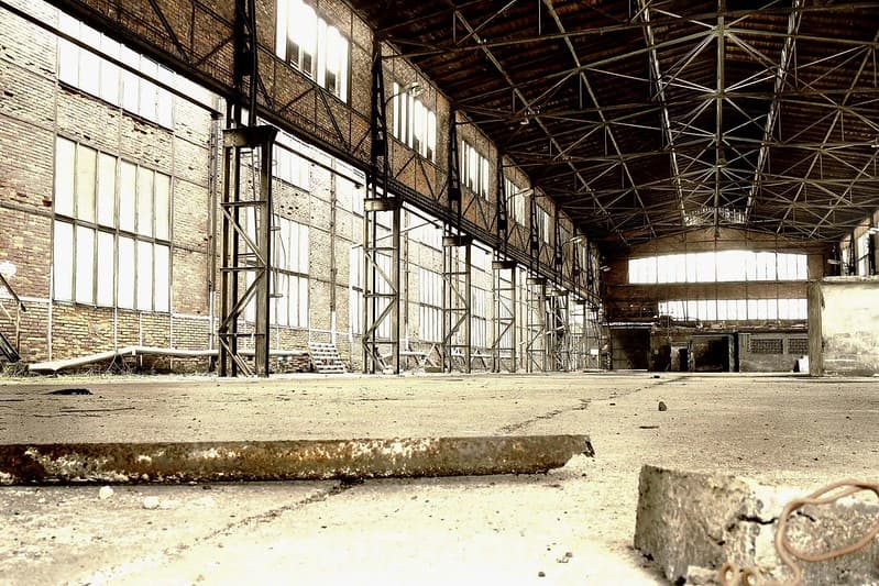 The factory hall