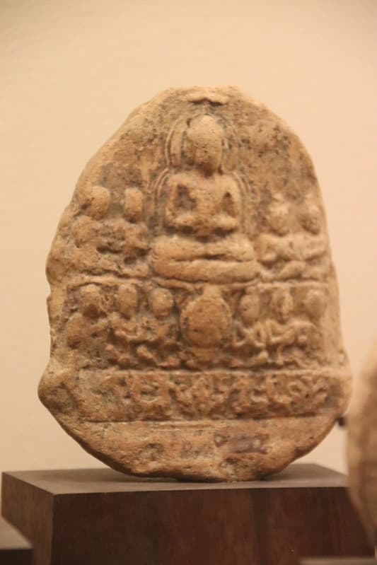 Burmese Art: Terracotta Votive Tablet