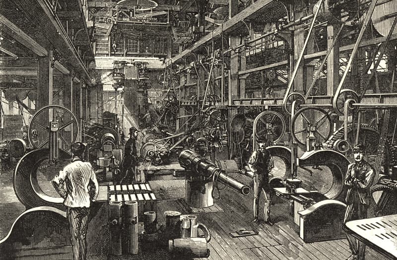 003871a:No.1 Shop Gun-Factory Sir W.G. Armstrong Mitchell