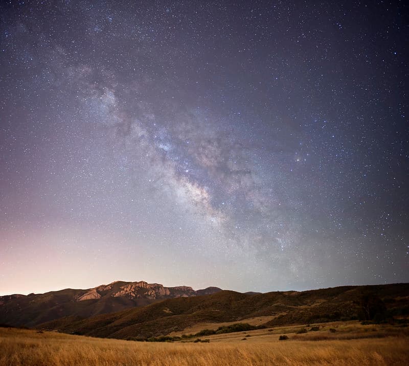 Night Sky - Boney Mountain & Milky Way