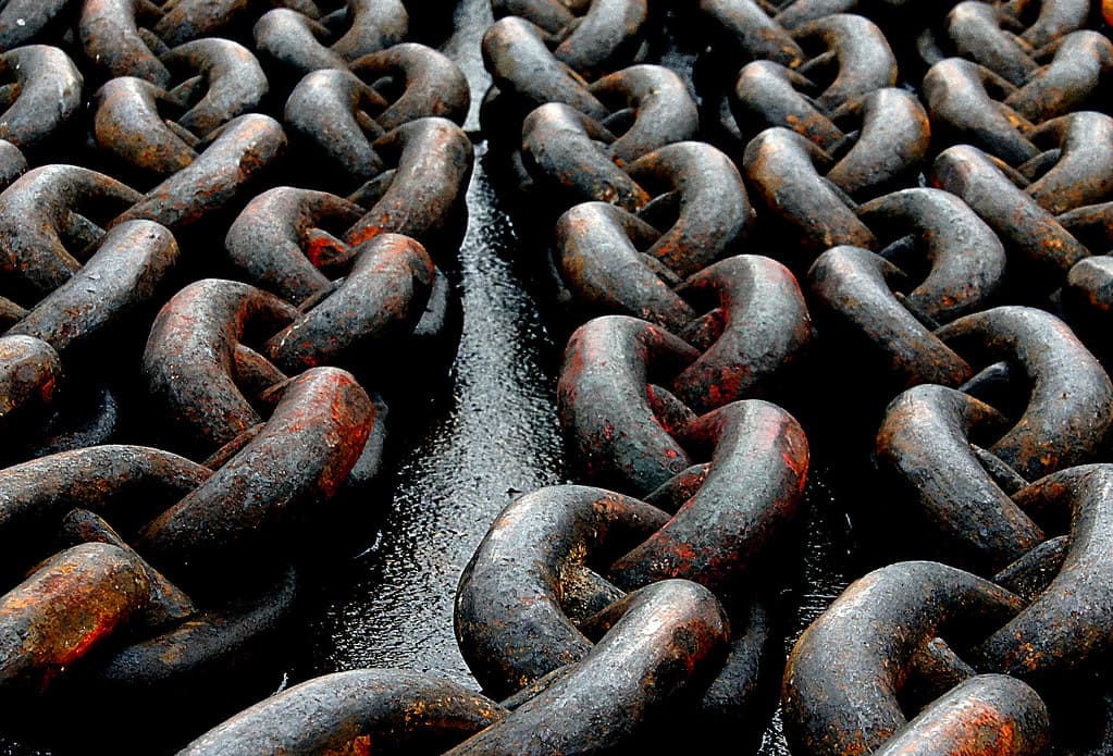 Anchor chain (cable).