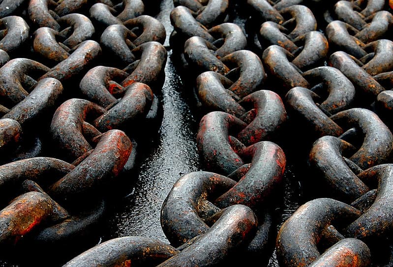 Anchor chain (cable).