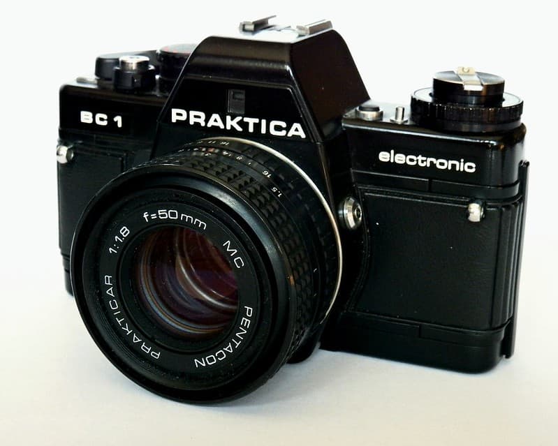 Praktica BC1 Electronic with Prakticar 1:1,8 f=50mm Lens