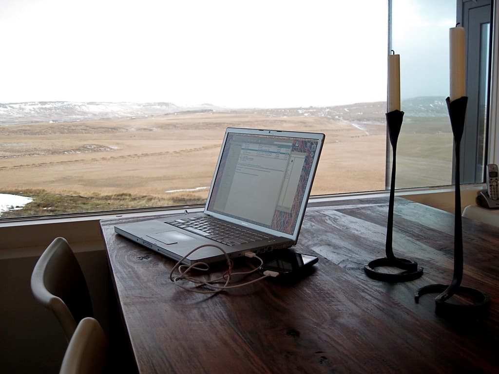 Laptop Has a View