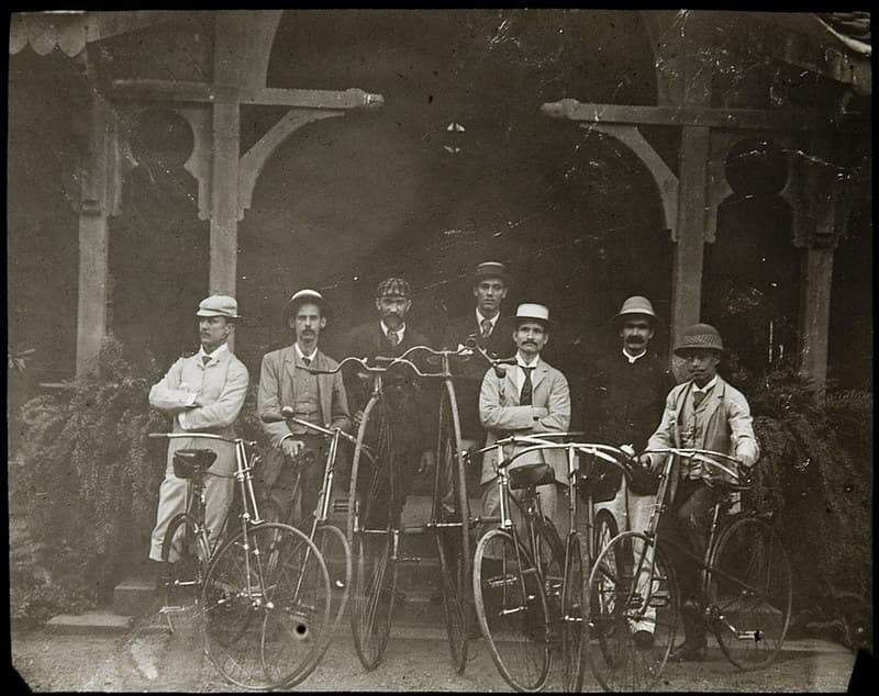 Antique, bicycle, bicycles