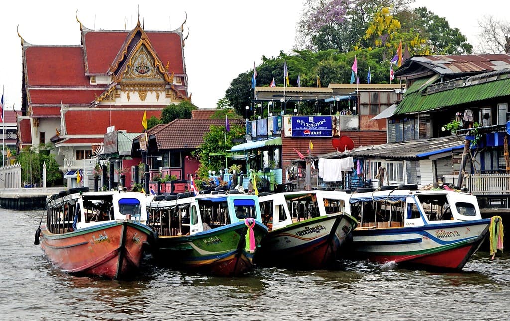 River boats Bangkok.