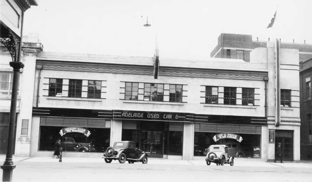 Adelaide Used Car Company, Currie Street, 1938