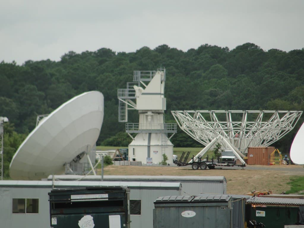 GOES-R W-2 Antenna under Construction at WCDAS