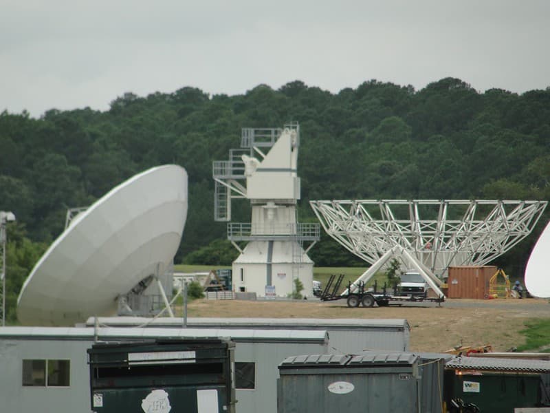 GOES-R W-2 Antenna under Construction at WCDAS