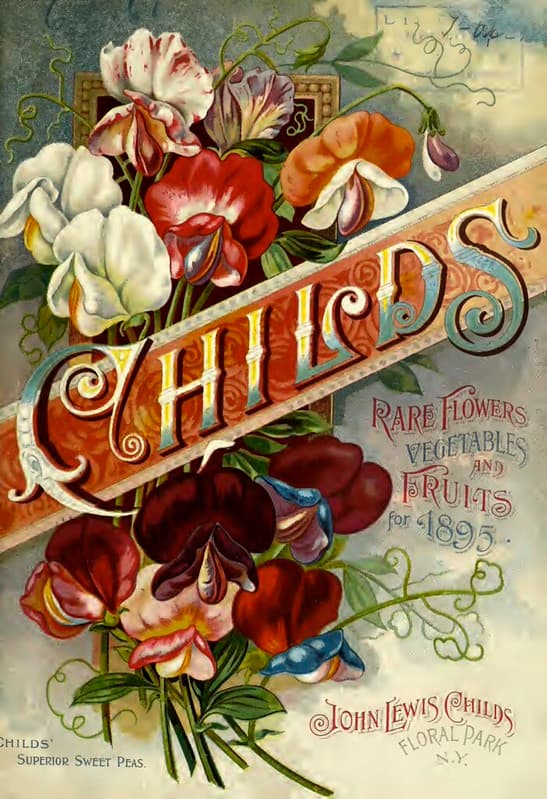 Front cover seed catalog of John Lewis Childs (1895)