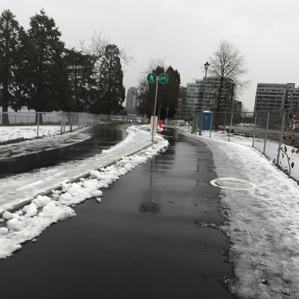 Bicycling, ice, iphone