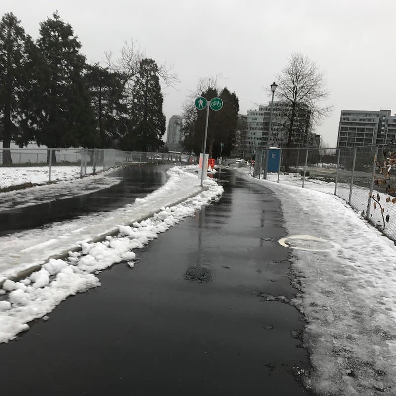 Bicycling, ice, iphone