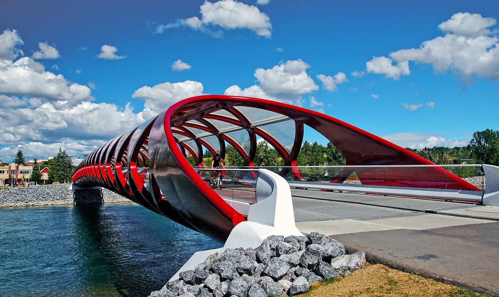 Peace Bridge Calgary Alberta.