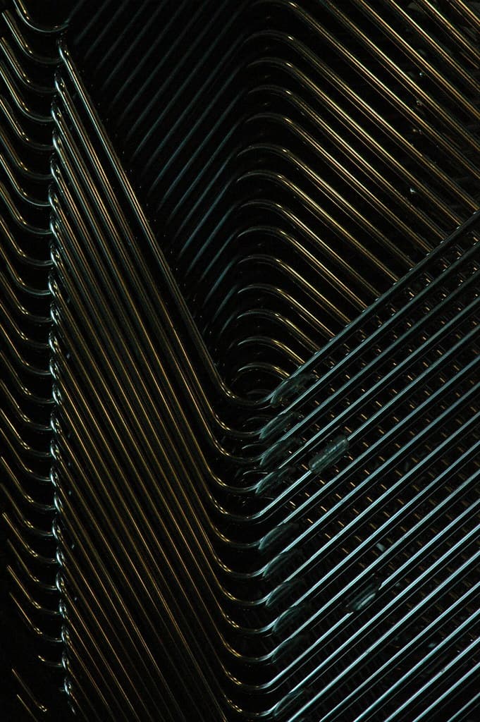 Abstract texture of wire, Seattle, Washington, USA