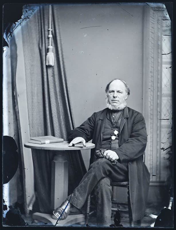 Collodion, glass, negative