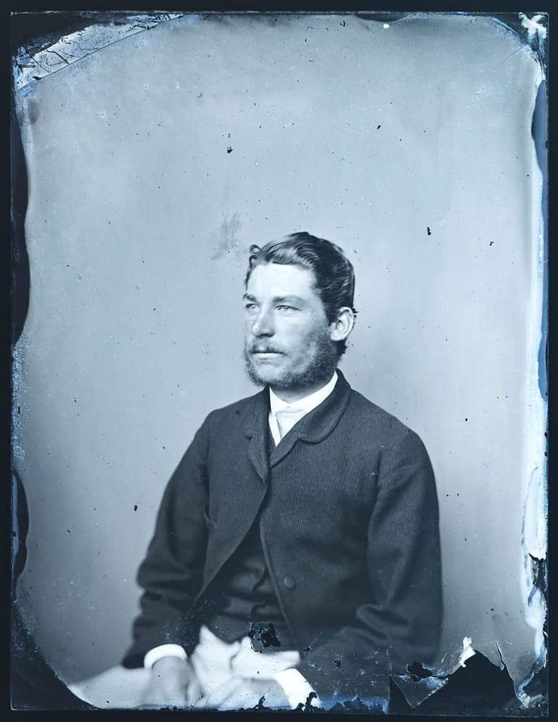 Collodion, glass, negative