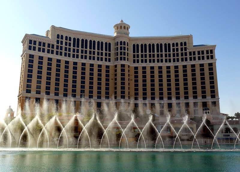The Fountains of Bellagio. Las Vegas.