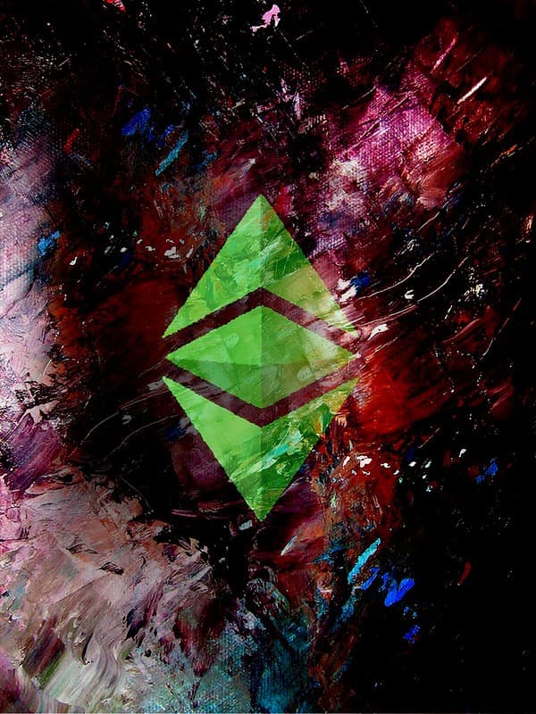 Ethereum Classic Wallpaper - Abstract Oil Painting