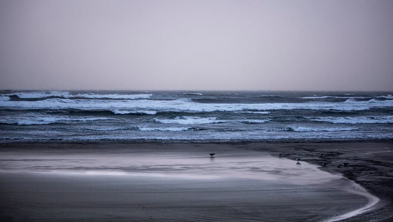 Sunset at Nye Beach, Oregon