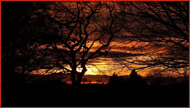 Sunset over Wheelock. Explored.