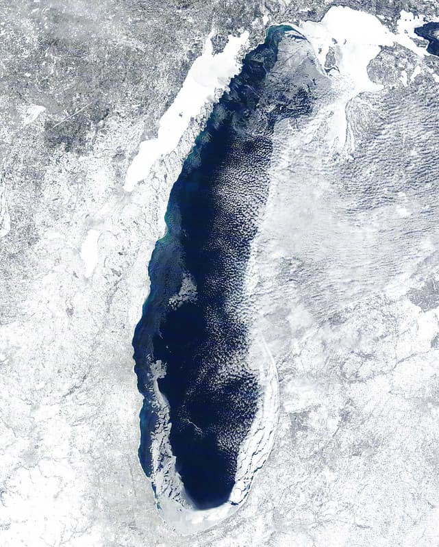 MODIS satellite image - Lake Michigan