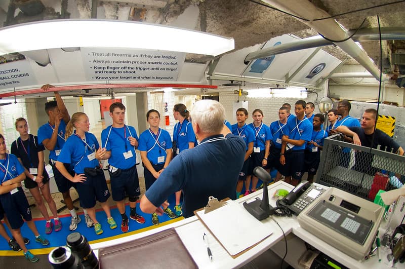 AIM students introduced to shooting sports at the Coast Guard Academy