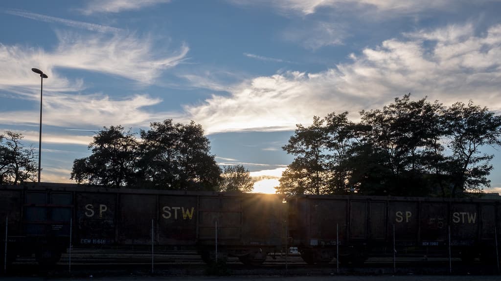 Industrial sundown
