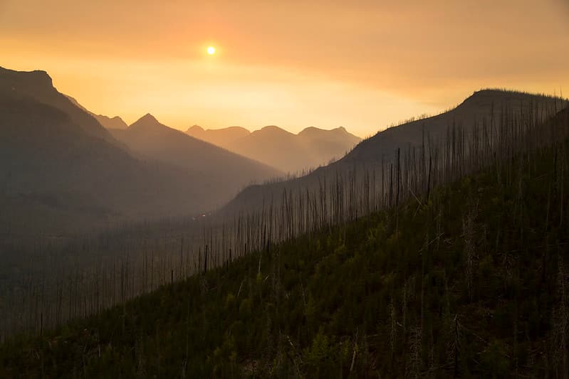 Hazy Sunset from the Loop