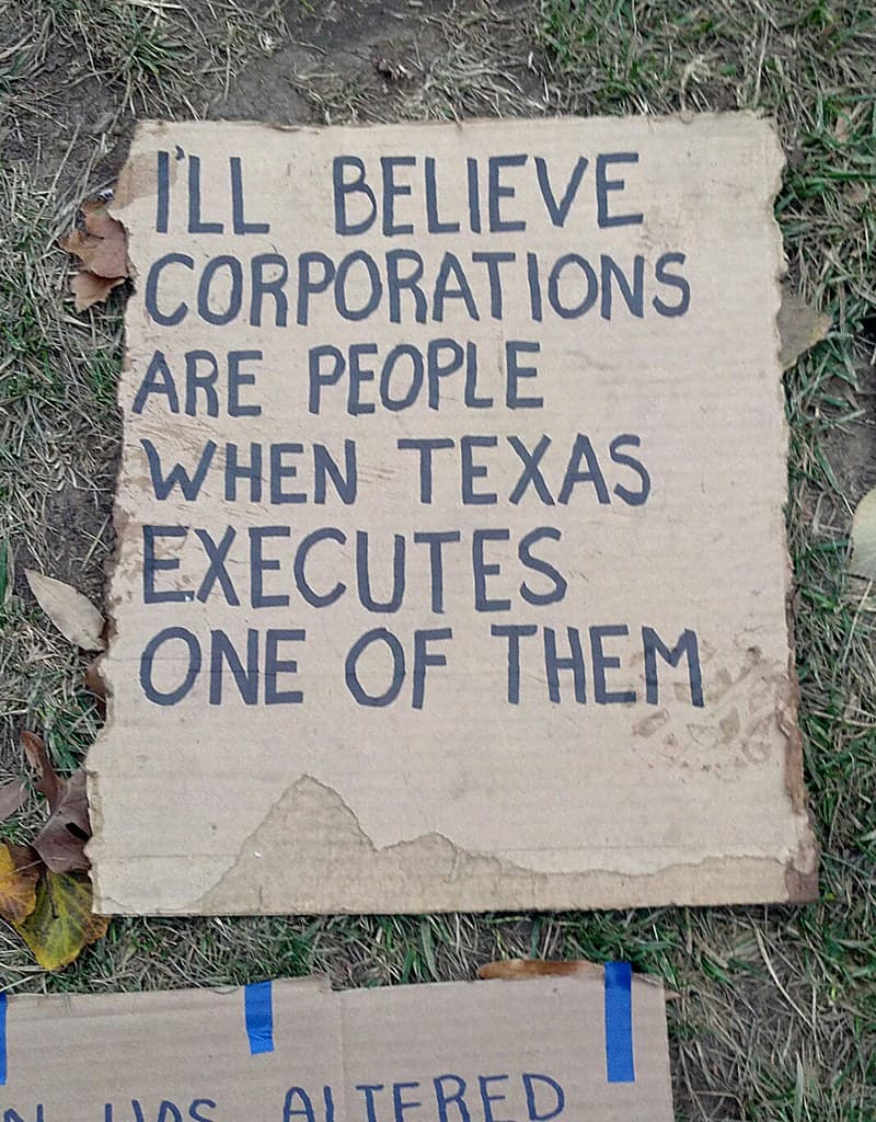 Cellphone, corporations, deathpenalty