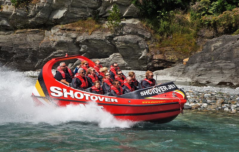 The Shotover Jet Boat.