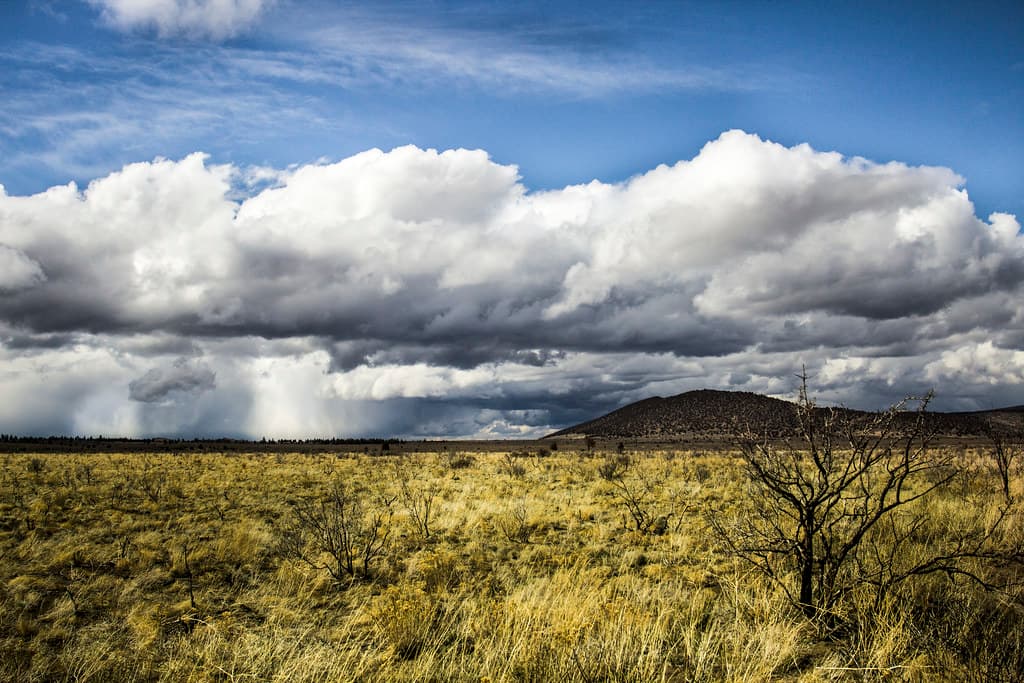 Storm clouds on the plains, Central Oregon