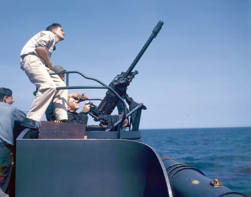 A PT boat crew during WW II