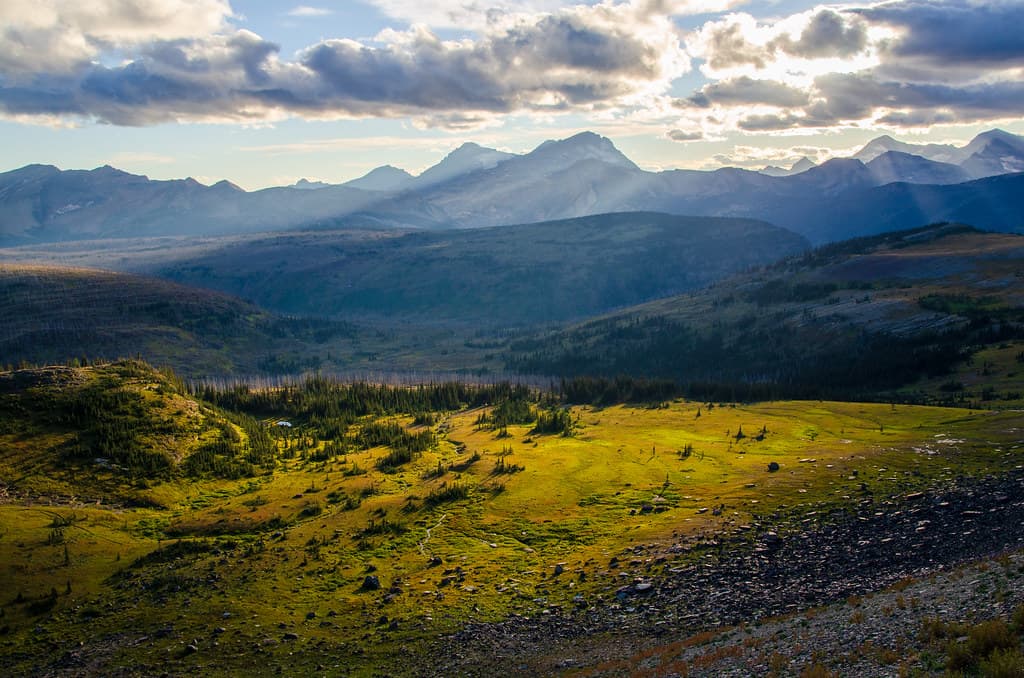 Sunset at a Mountain Meadow
