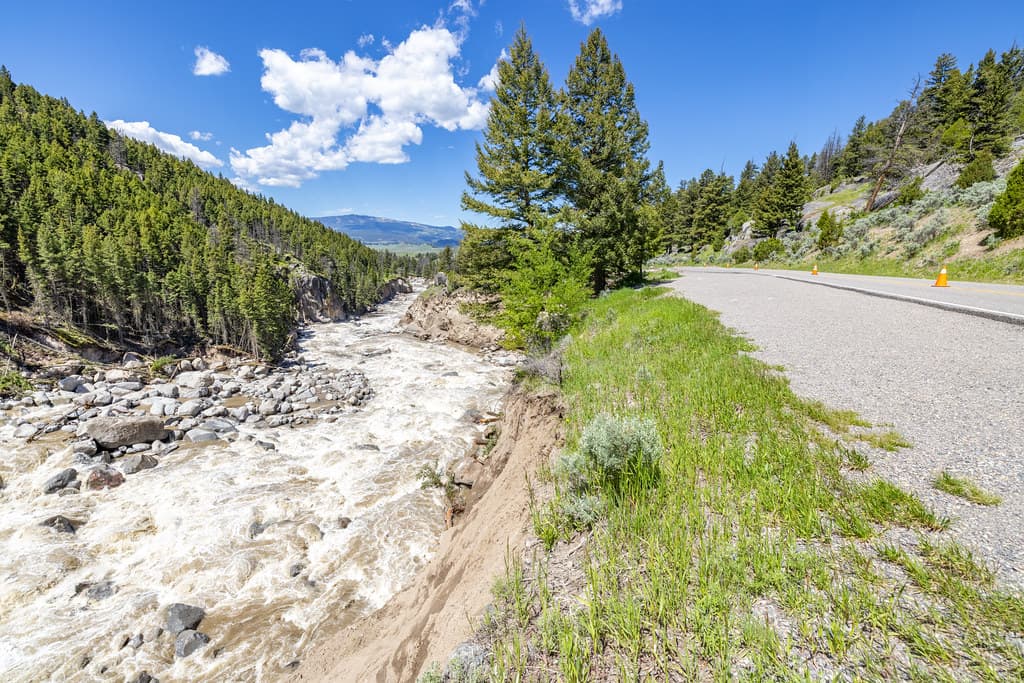 Floodevent, yellowstone, ynp