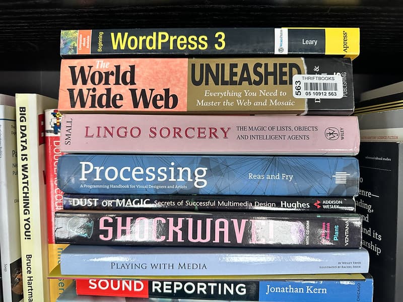 2025/365/5 My Shelf of Ancient Technology