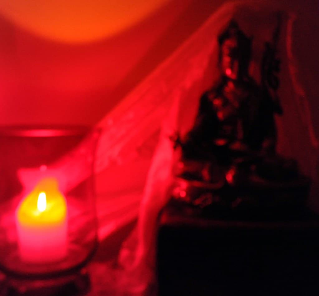 Abstract, box, candle