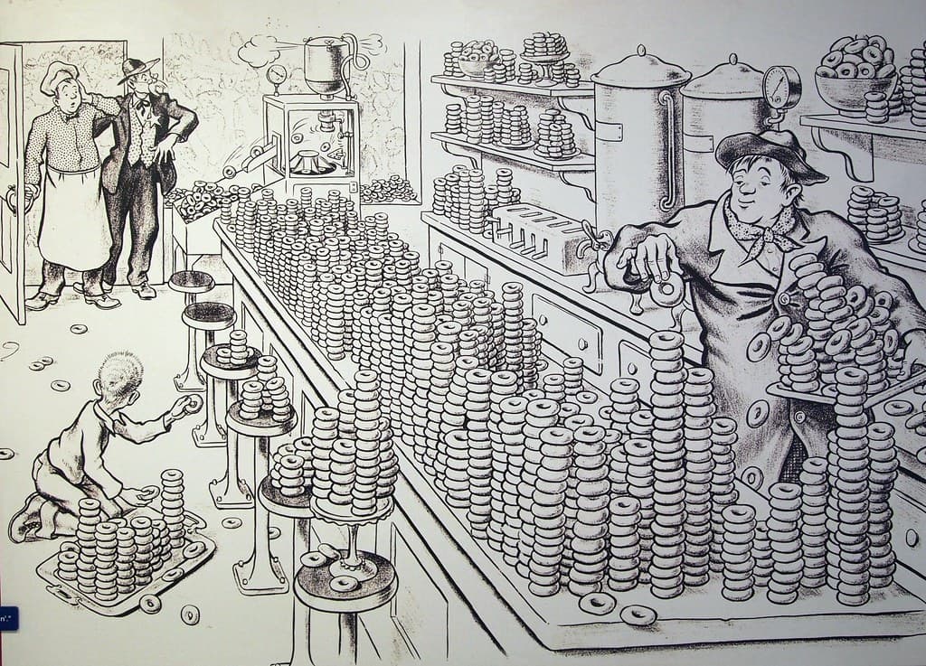 Homer Price doughnut machine
