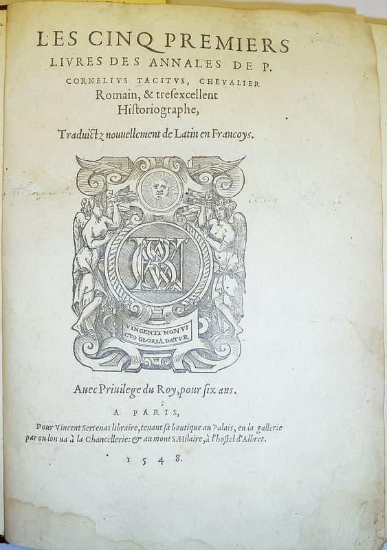 Woodcut printer's device of Vincent Sertenas (d. 1562) of Paris