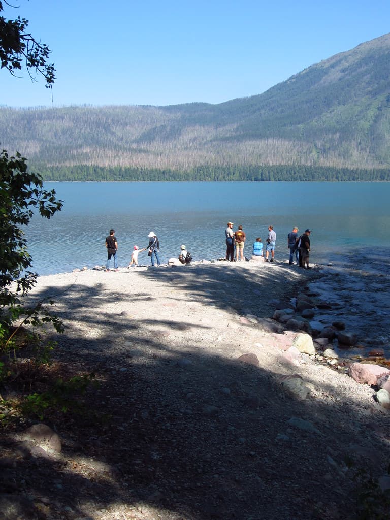 Lake McDonald Lodge Shoreline (across the creek) - 6